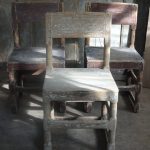 Set of 3 Early 18th Century Swedish Country Chairs.