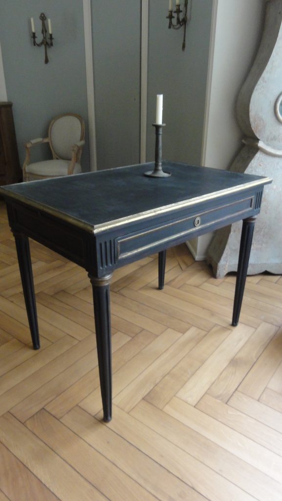 Black Painted Writing Table