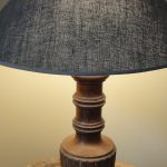 Lamp - Antique Wodden Coloum From About 1820 - gustavian.de