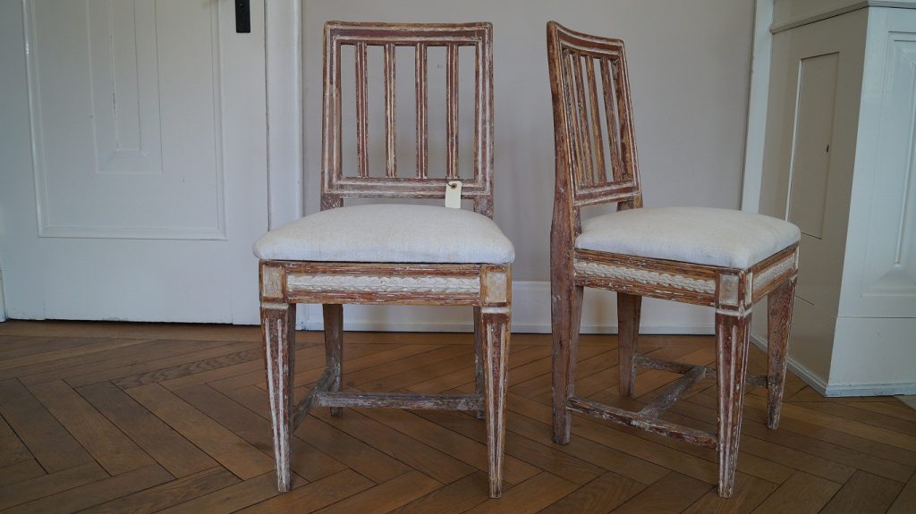 Pair of Gustavian Period  Chairs