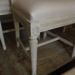 Set of 8 Gustavian Style  Chairs From About 1880 
