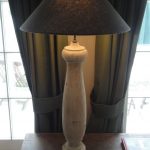 Single Antique Wodden Table Lamp
