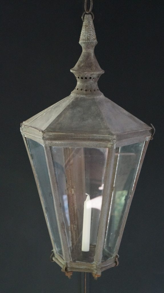 Single Antique Lantern. Hungary around 1900 