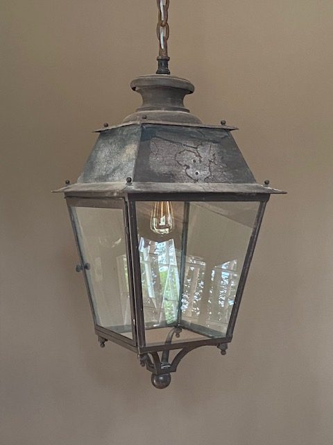 Large Antique Hall Lantern 