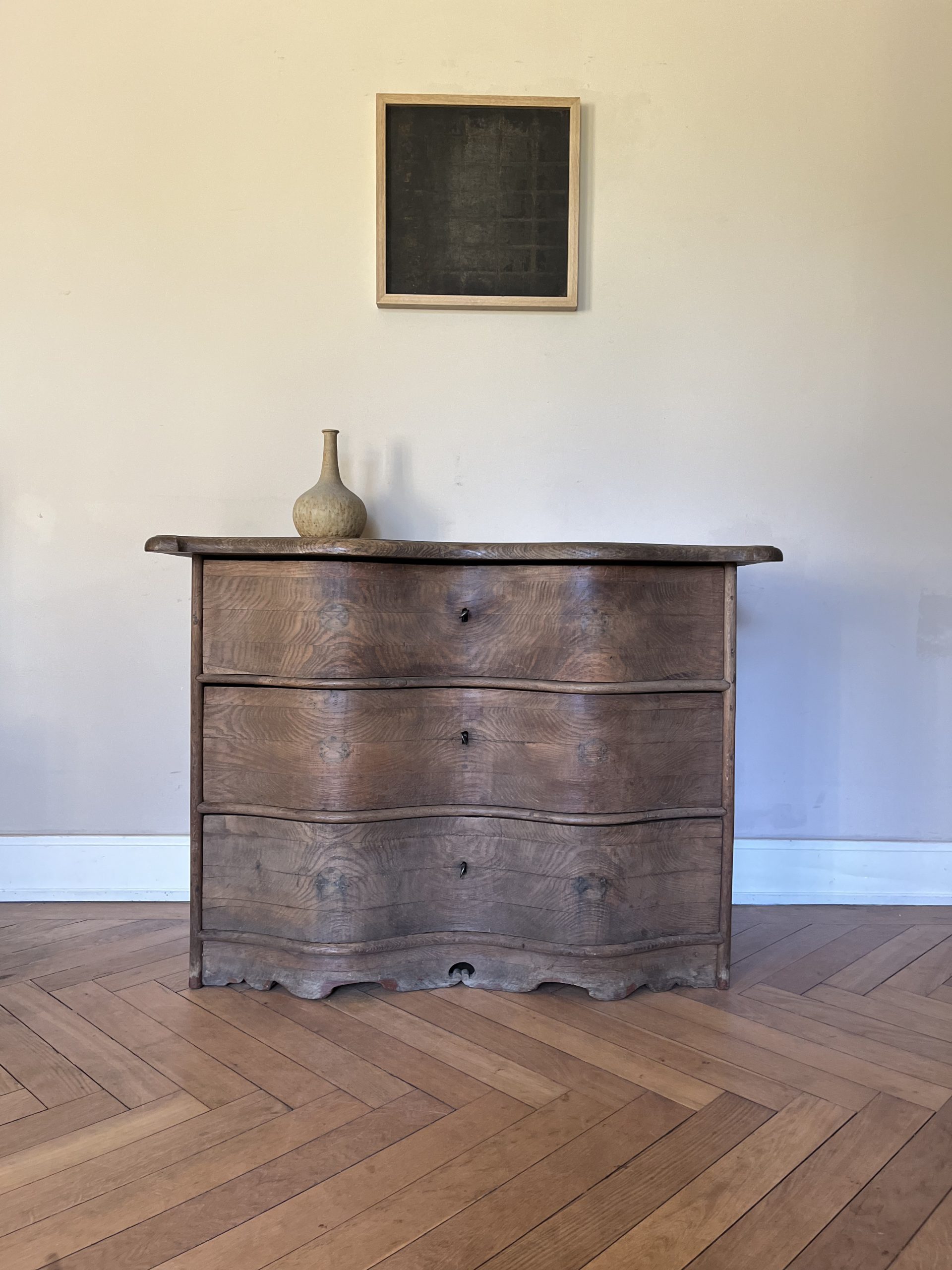 18th Century Oak Serpentine Dresser