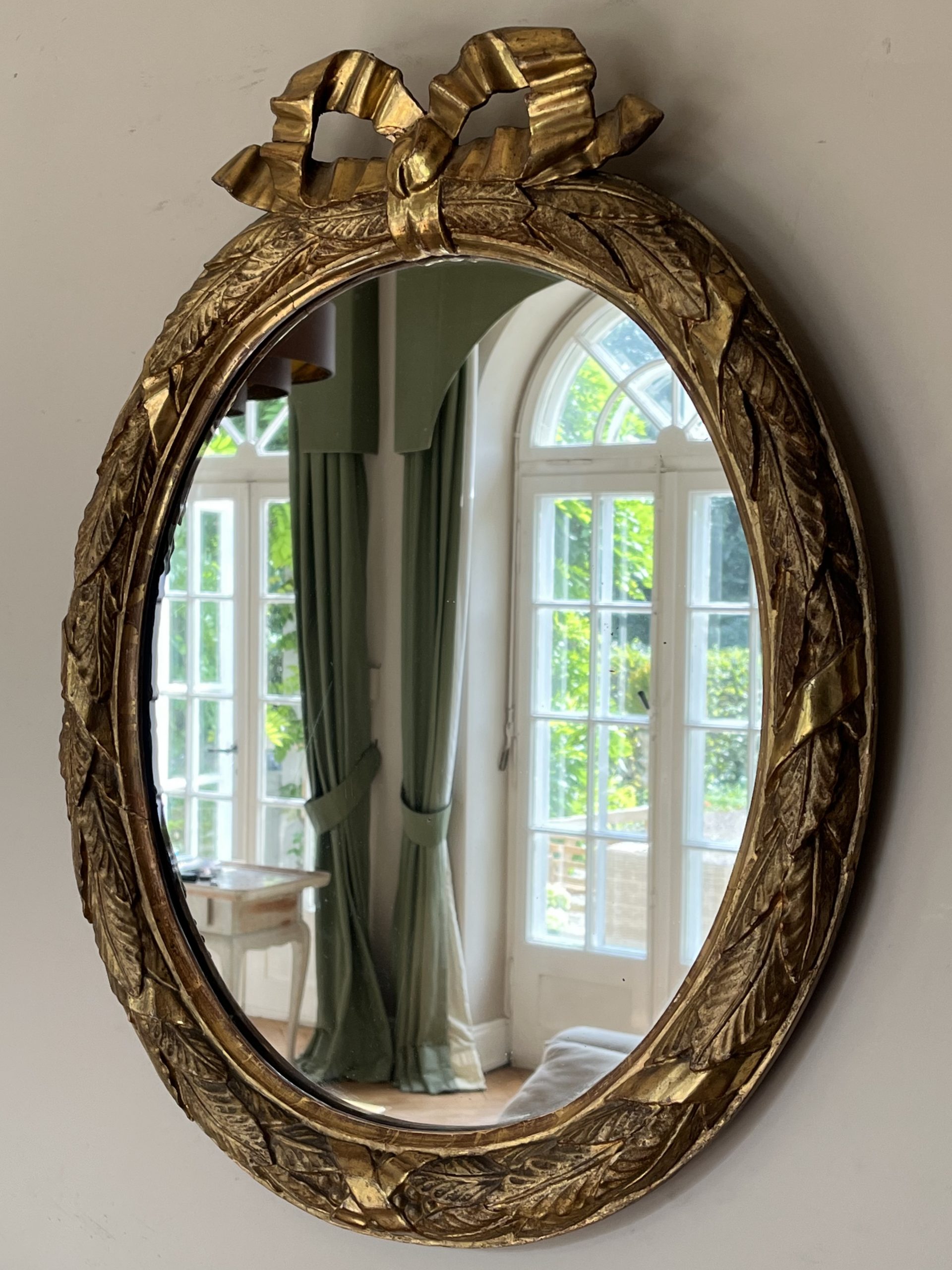 Oval Louis Seize Mirror