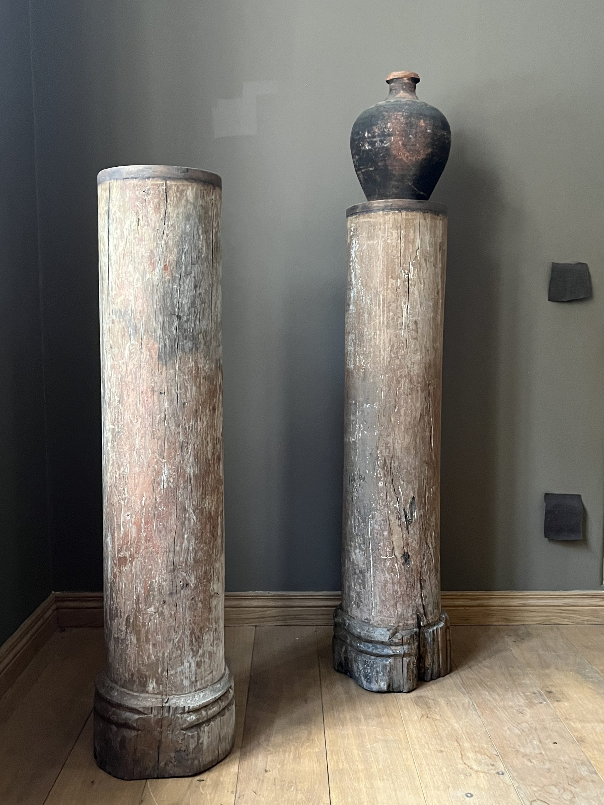 Pair of 17th Century Columns