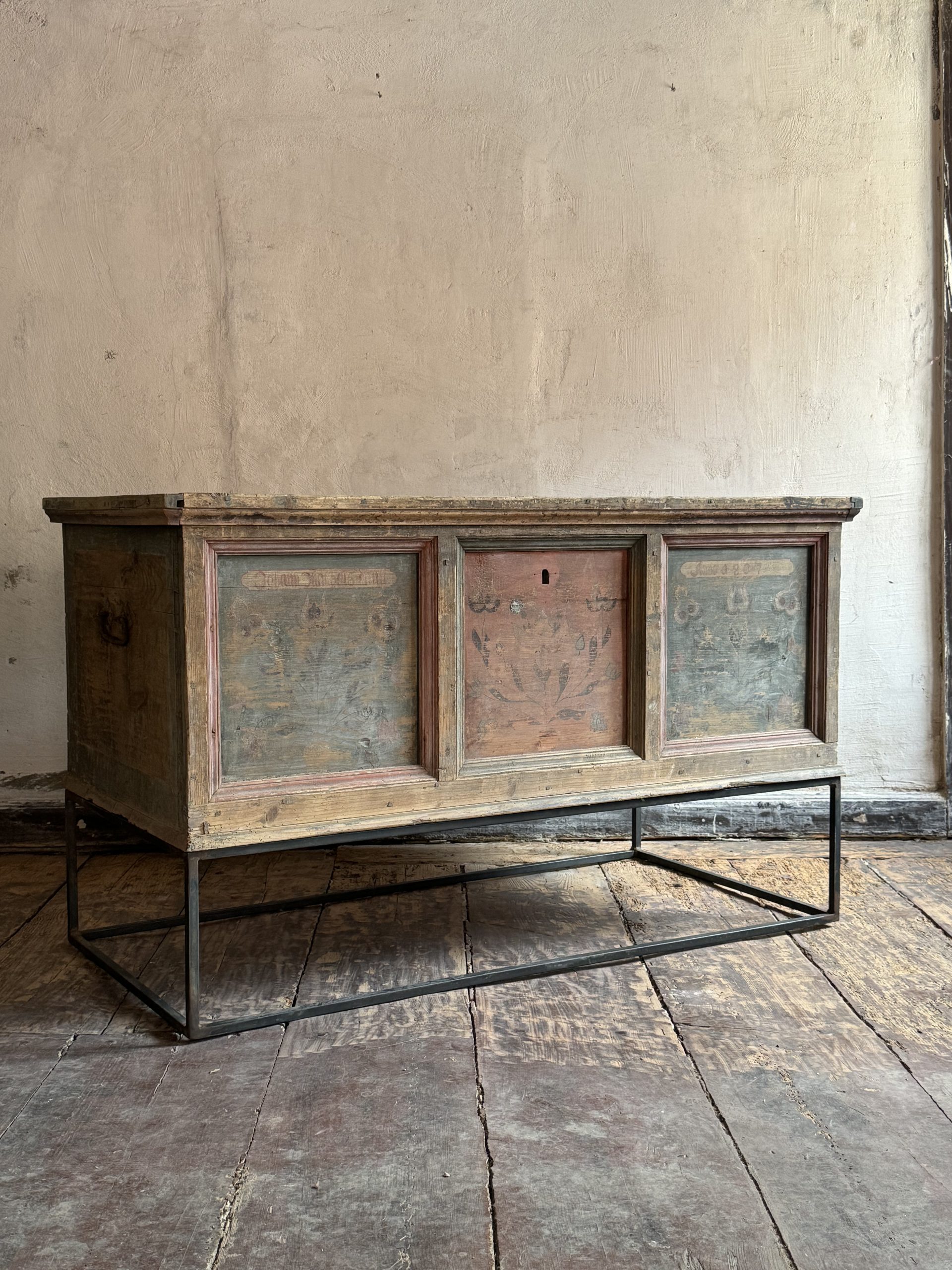 Alpine Chest on Iron Frame - Austria 1807