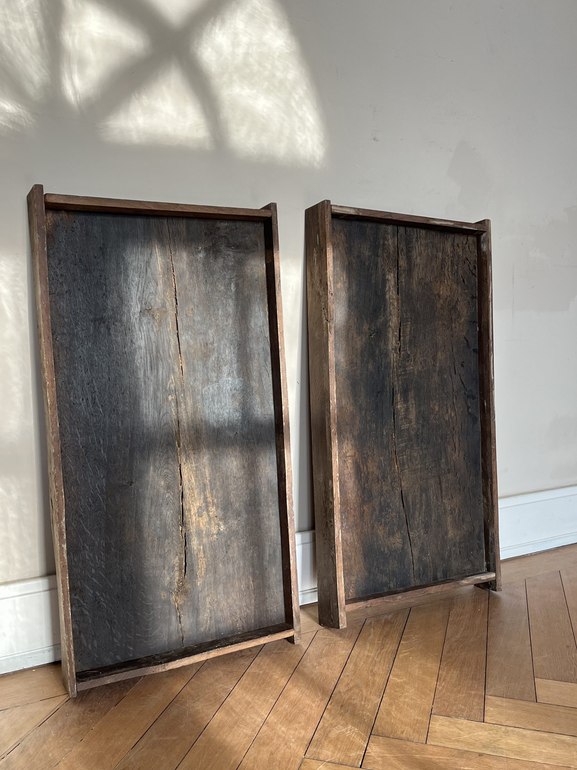 Framed Japanese Oak Panels 