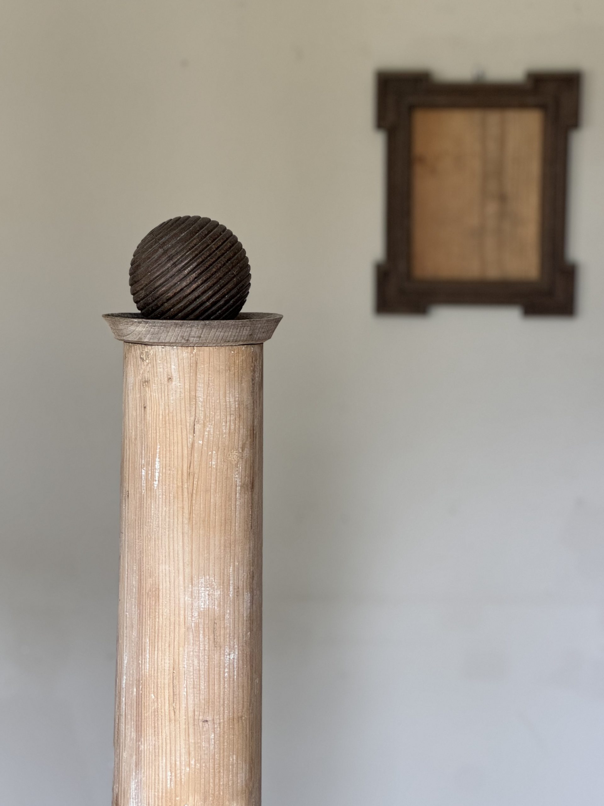 Antique Wooden Column