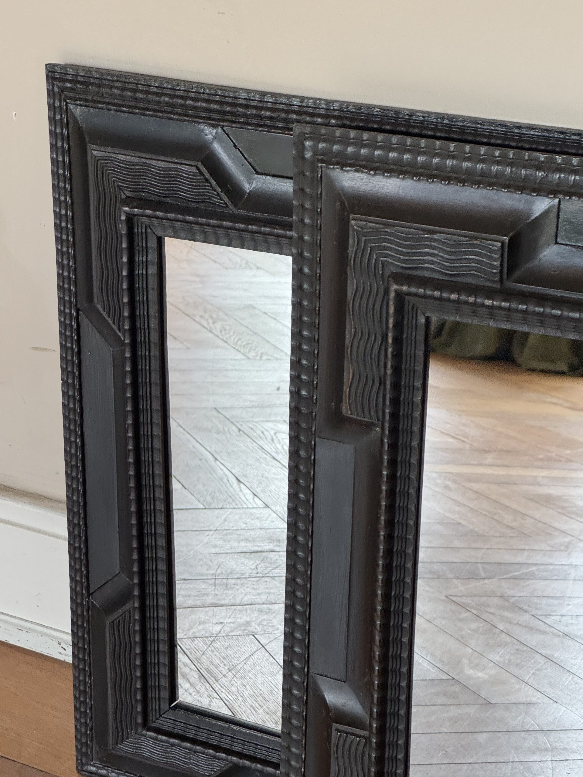 2 Ebonized Mirrors