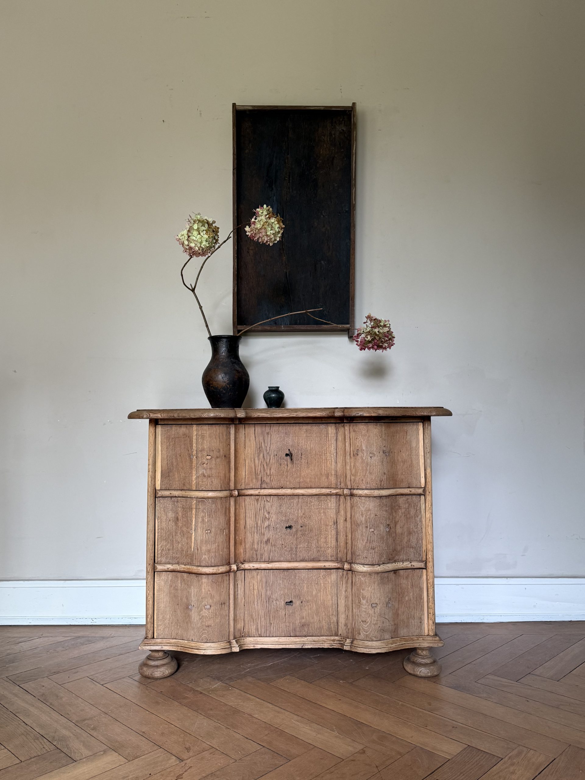18th Century Light Oak Baroque Commode